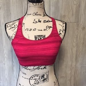 pink old navy active sports bra